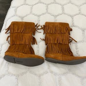Minnetonka Fringed Boots